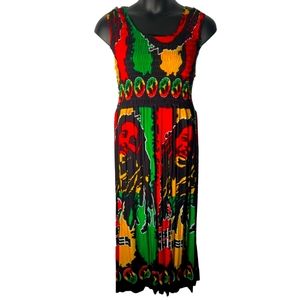 African colored dress